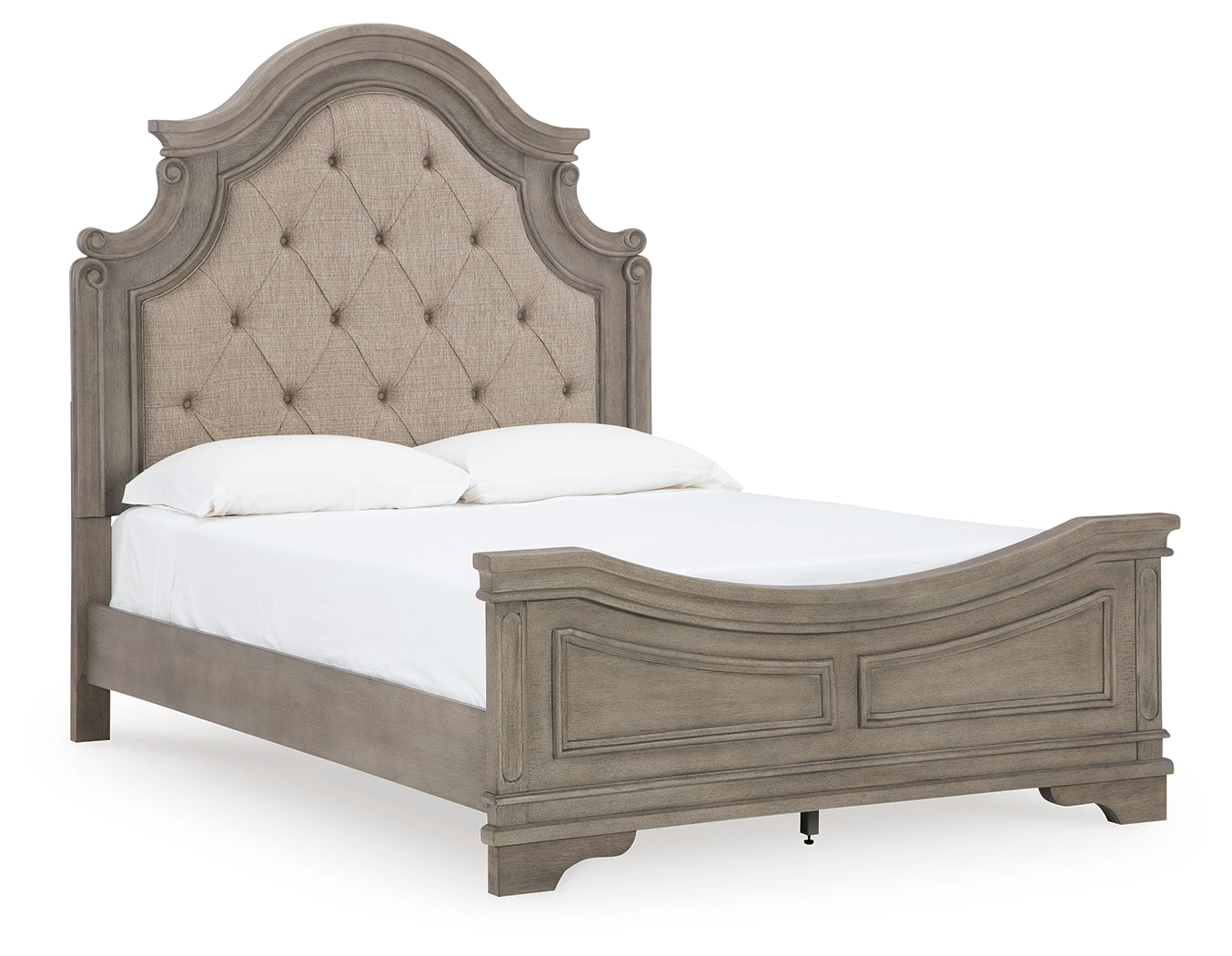 Furniture City Laplace - Ashley Furniture - Lodenbay Bedroom - Queen Panel Bed / Antique Gray - B751B2