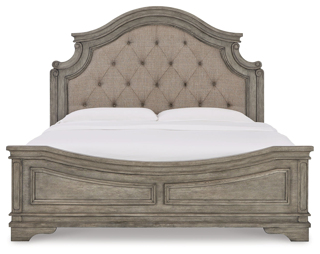 Furniture City Laplace - Ashley Furniture - Lodenbay Bedroom - King Panel Bed / Antique Gray - B751B4