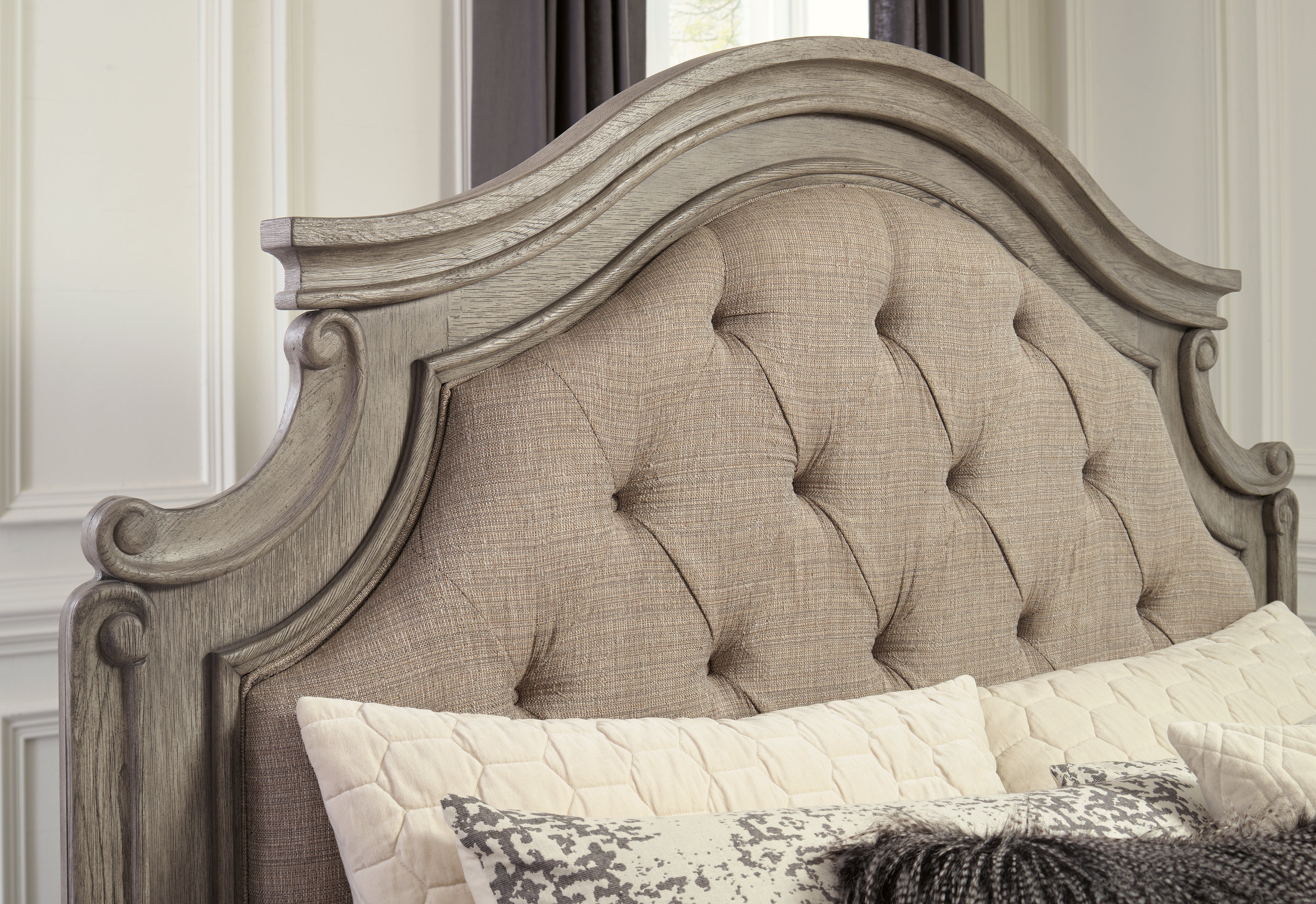Furniture City Laplace - Ashley Furniture - Lodenbay Bedroom - California King Panel Bed / Antique Gray - B751B5