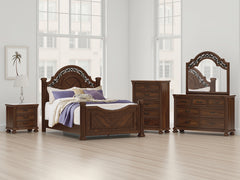 Furniture City Laplace - Ashley Furniture - Lavinton Queen Poster Bed - Queen Poster Bed - B764B5