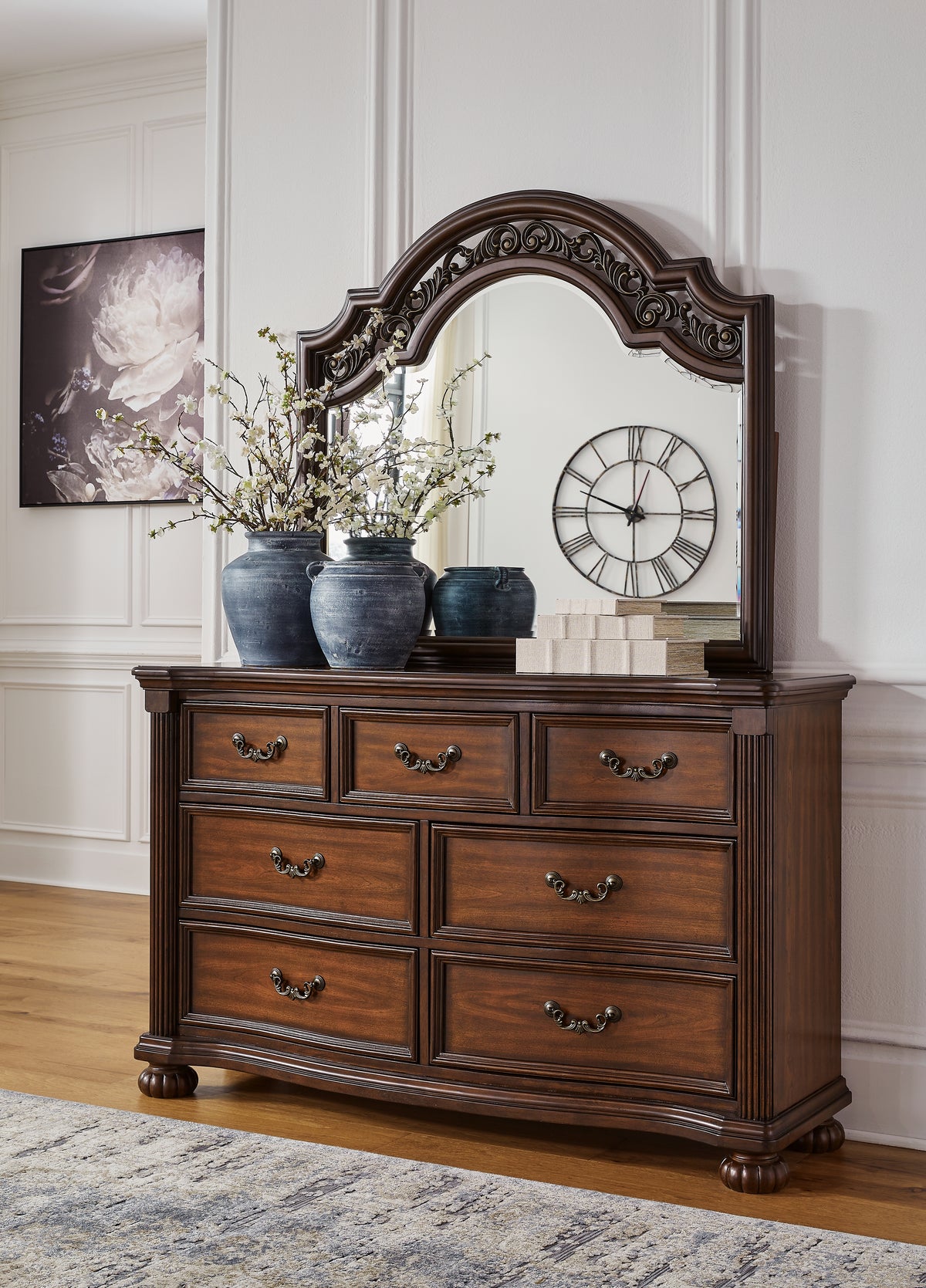 Furniture City Laplace - Ashley Furniture - Lavinton Dresser and Mirror - Dresser and Mirror - B764B1
