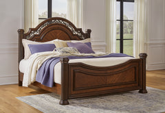 Furniture City Laplace - Ashley Furniture - Lavinton King Poster Bed - King Poster Bed - B764B9