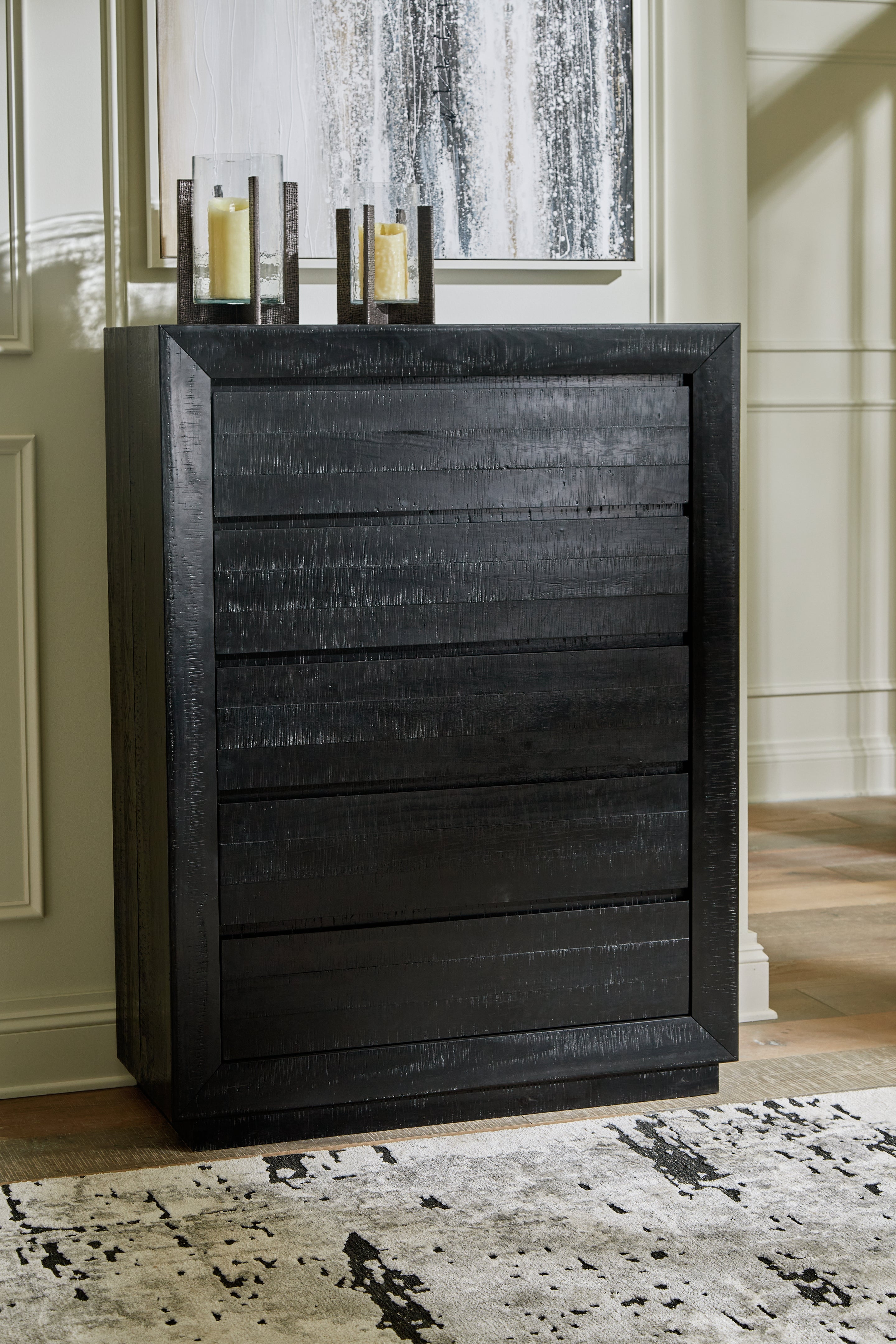 Furniture City Laplace - Ashley Furniture - Londer Bedroom - Five Drawer Chest - B768-46
