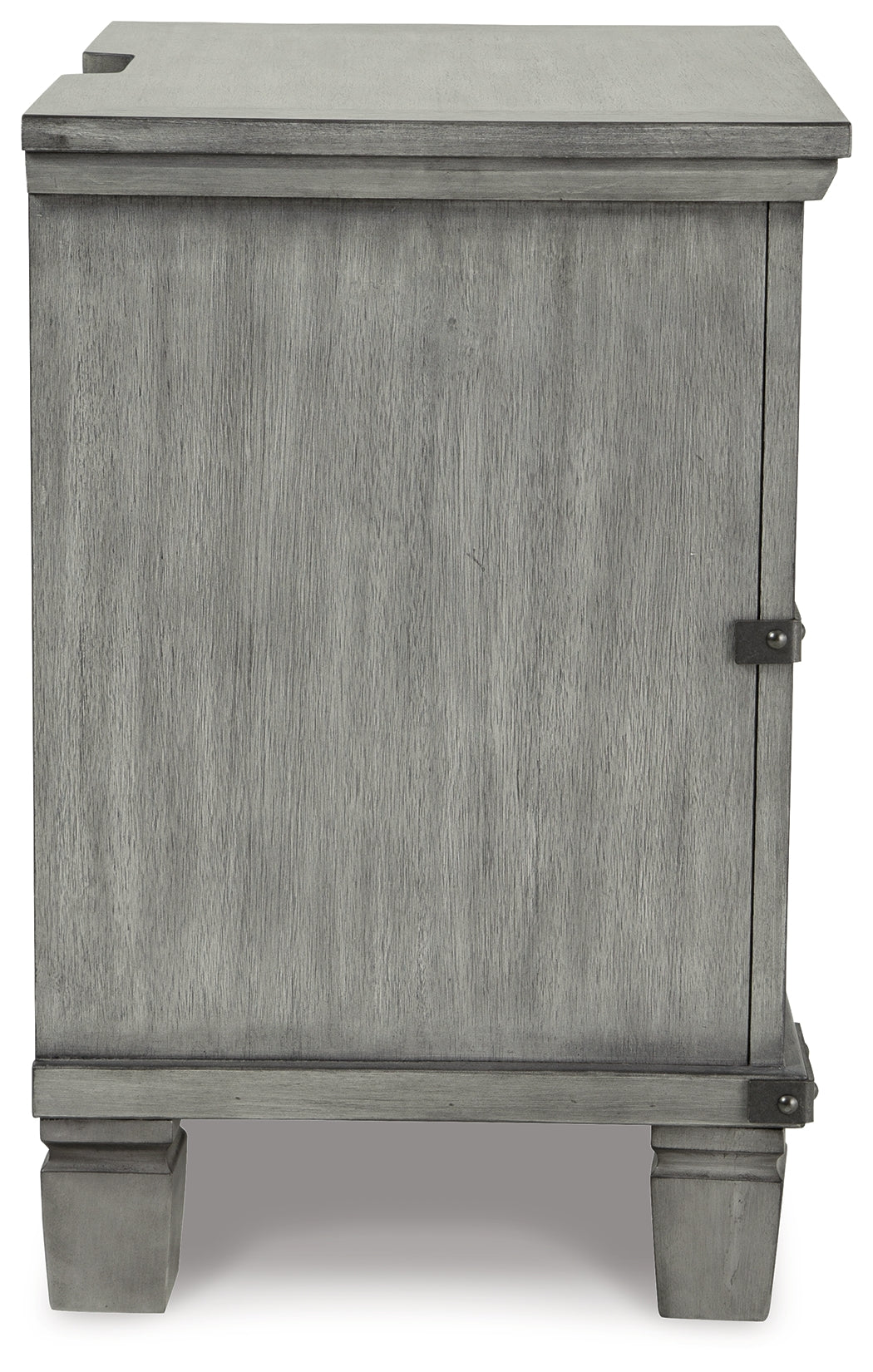 Furniture City Laplace - Ashley Furniture - Russelyn Bedroom - Two Drawer Night Stand / Gray - B772-92