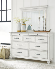 Furniture City Laplace - Ashley Furniture - Kanwyn Dresser and Mirror - Dresser and Mirror - B777B1
