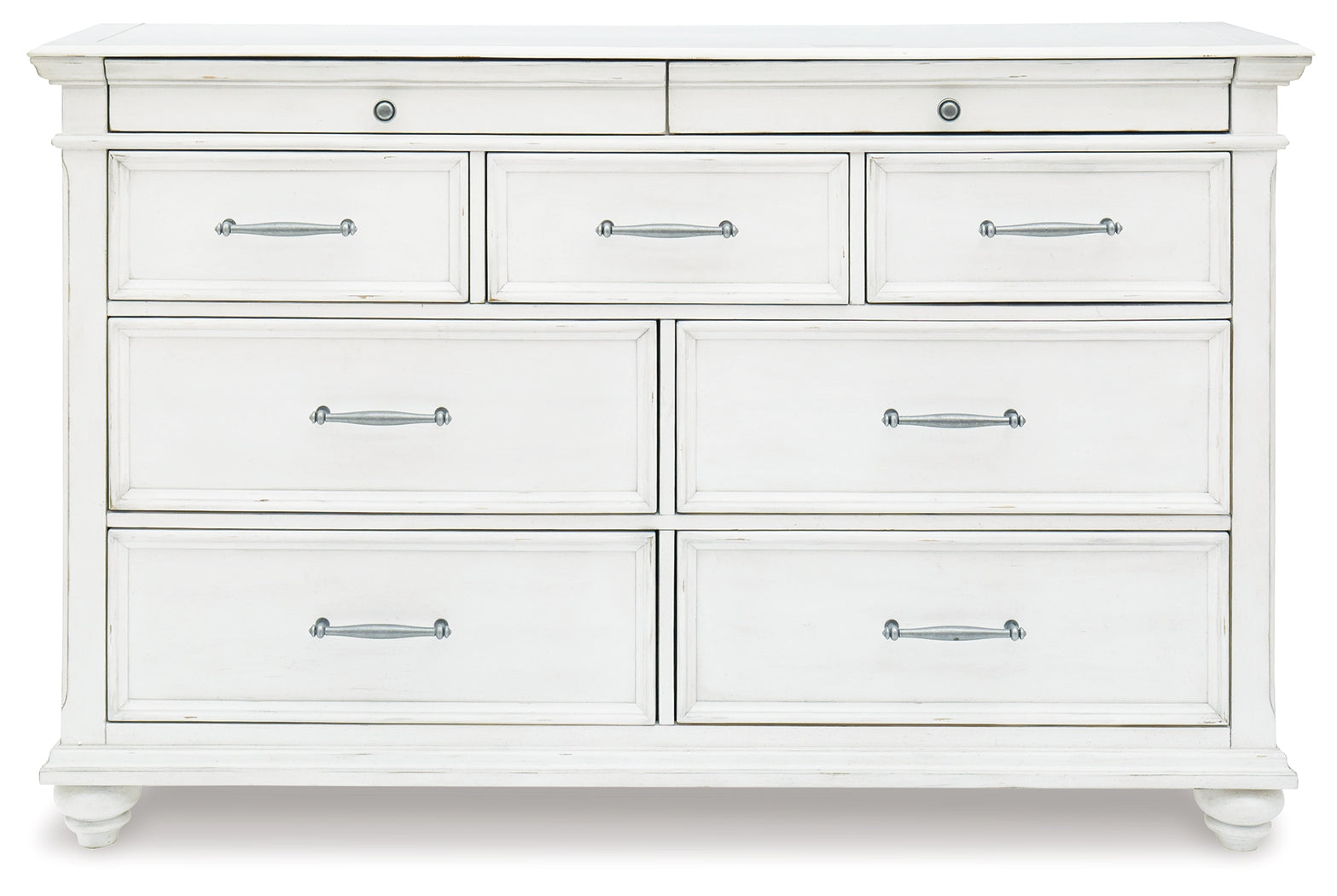 Furniture City Laplace - Ashley Furniture - Kanwyn Bedroom - Dresser / Whitewash - B777-31