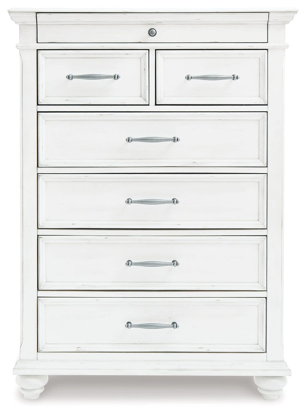 Furniture City Laplace - Ashley Furniture - Kanwyn Bedroom - Chest / Whitewash - B777-46
