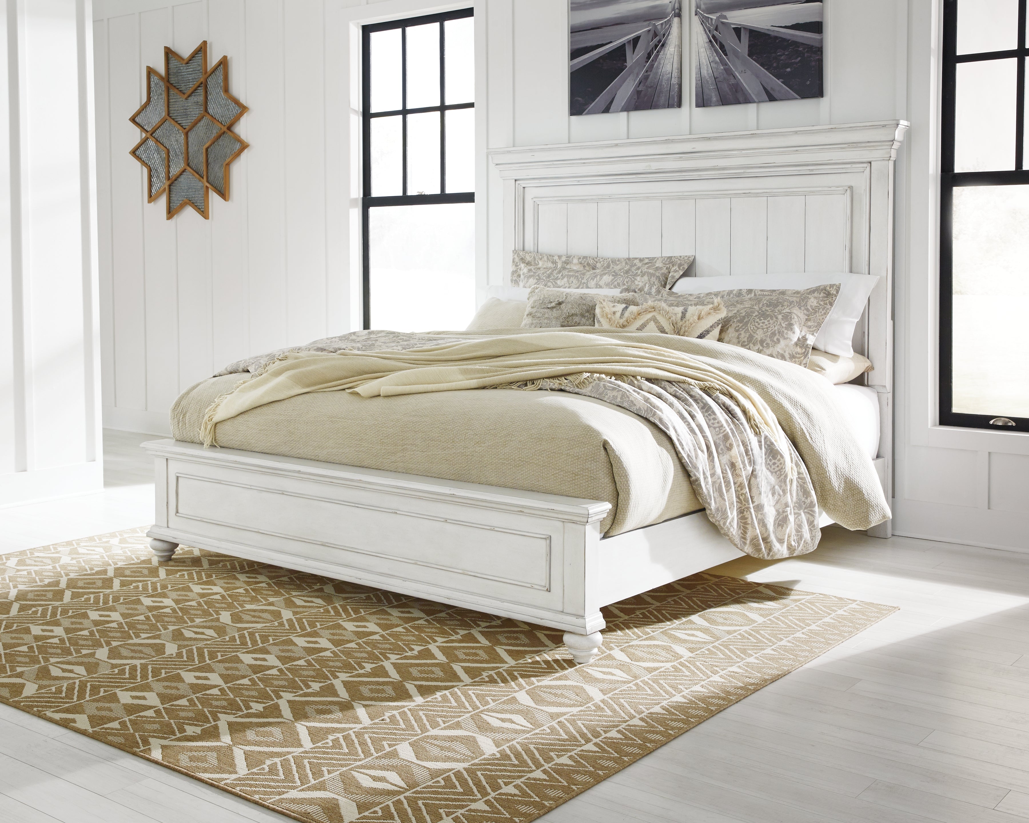 Furniture City Laplace - Ashley Furniture - Kanwyn Queen Panel Bed - Queen Panel Bed - B777B2