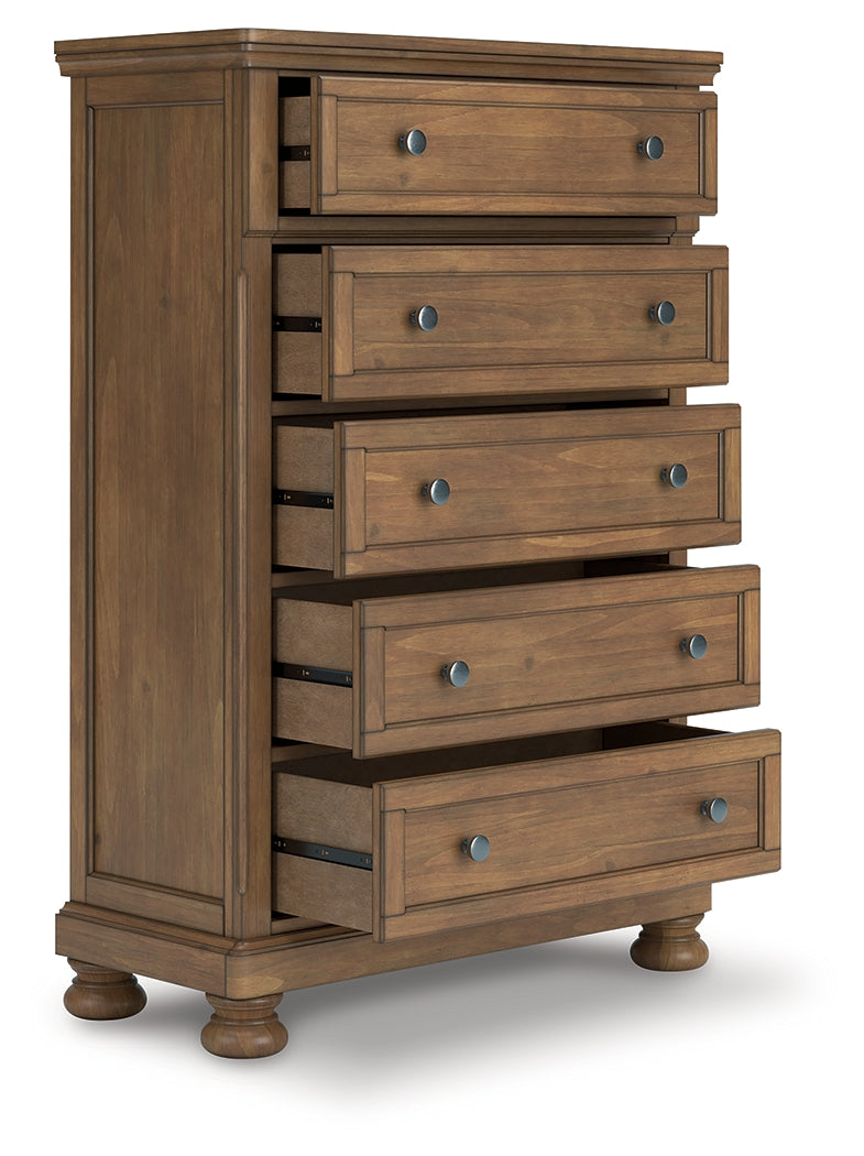 Furniture City Laplace - Ashley Furniture - Feddinger Bedroom - Five Drawer Chest - PCB779-46