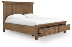 Furniture City Laplace - Ashley Furniture - Feddinger California King Panel Storage Bed - California King Panel Storage Bed - PCB779B13