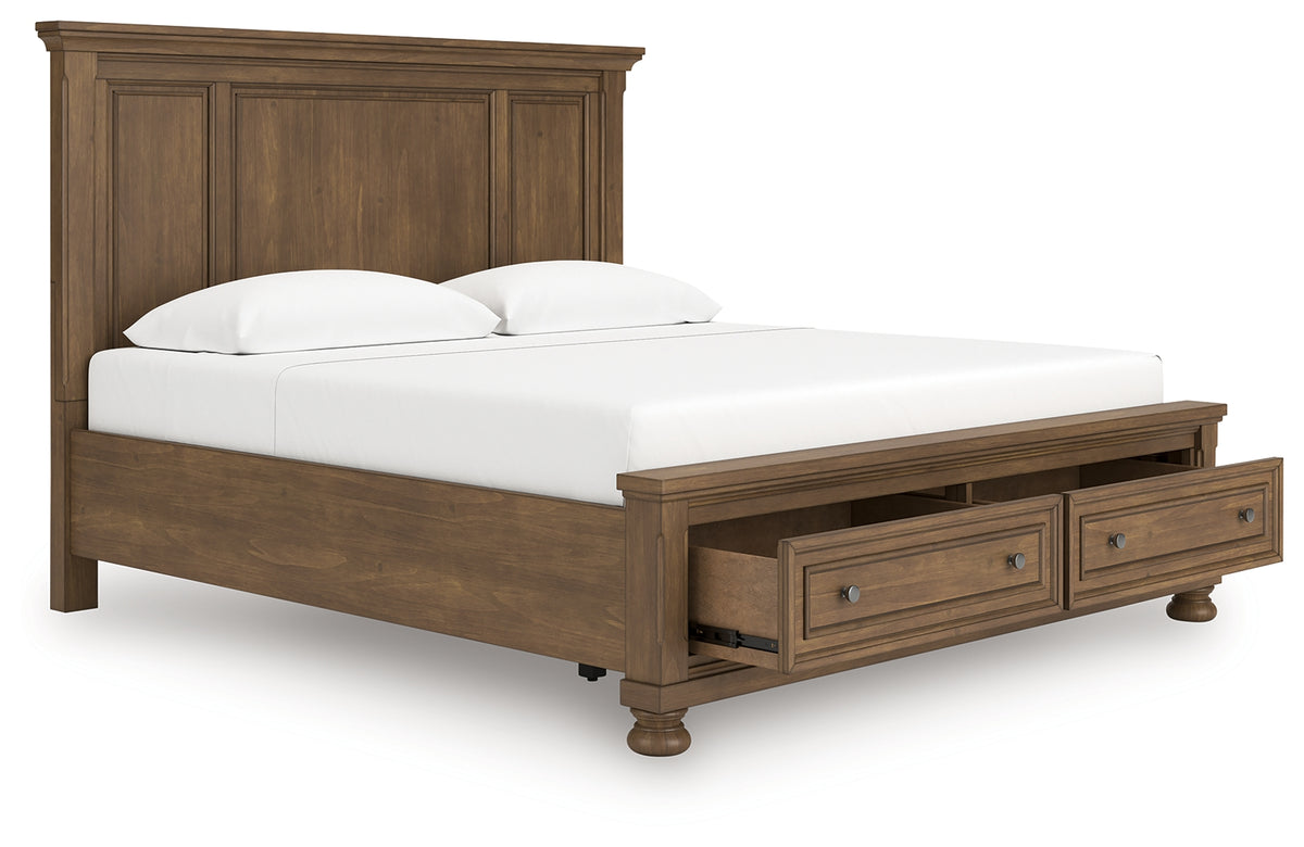 Furniture City Laplace - Ashley Furniture - Feddinger King Panel Storage Bed - King Panel Storage Bed - PCB779B12