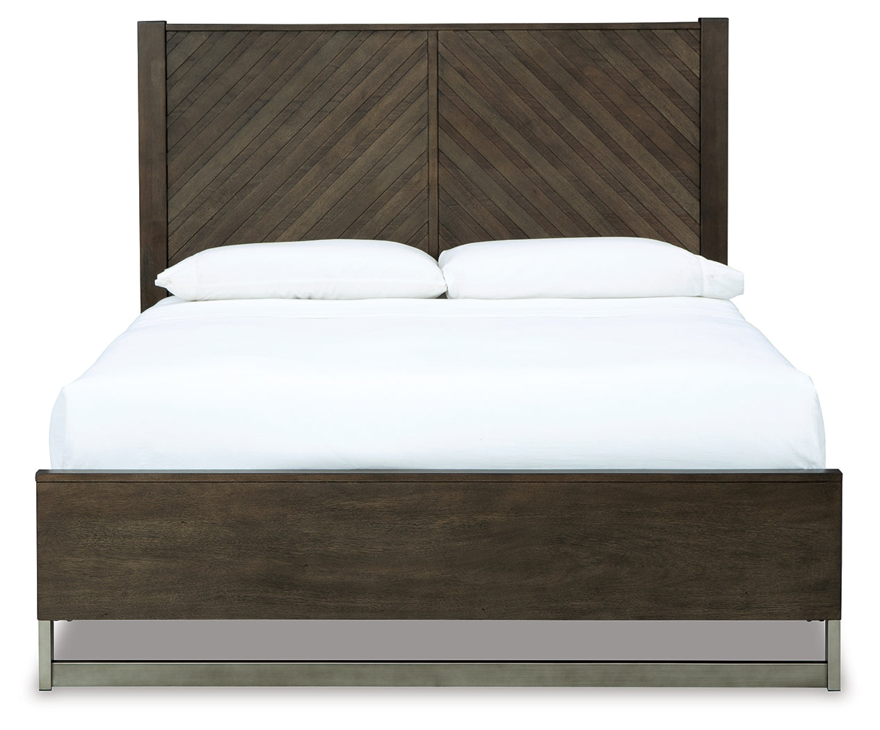 Furniture City Laplace - Ashley Furniture - Arkenton Bedroom - Queen Panel Bed / Grayish Brown - B786B2
