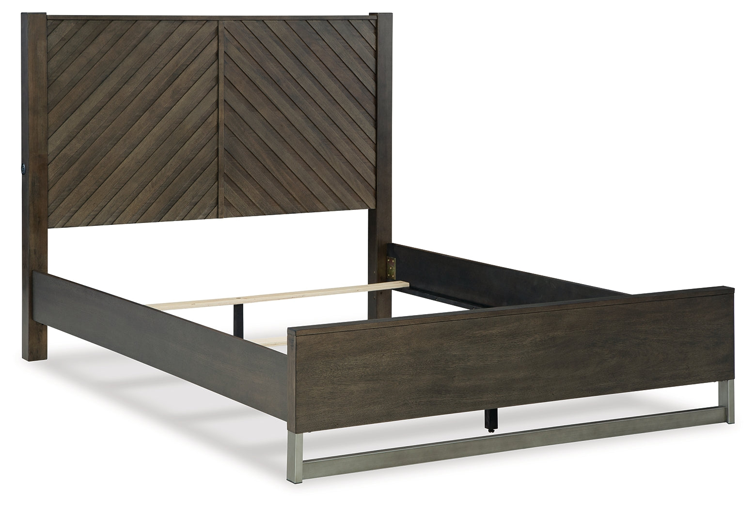 Furniture City Laplace - Ashley Furniture - Arkenton Bedroom - Queen Panel Bed / Grayish Brown - B786B2