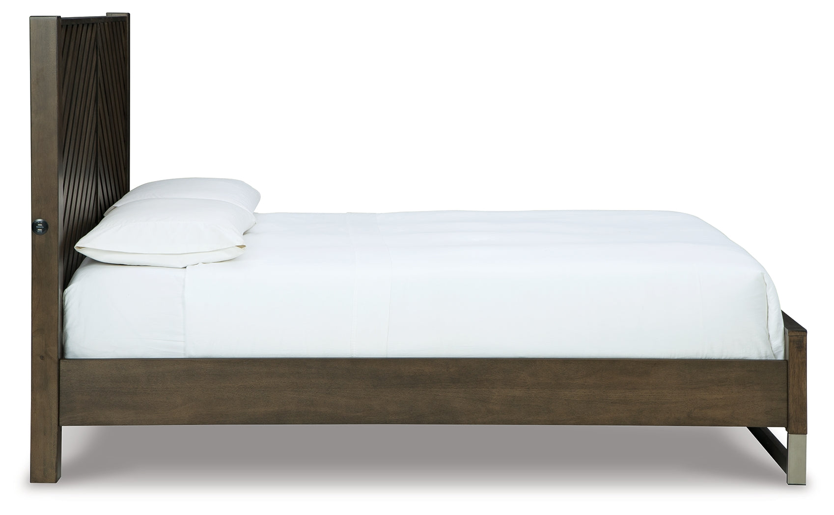 Furniture City Laplace - Ashley Furniture - Arkenton Bedroom - Queen Panel Bed / Grayish Brown - B786B2