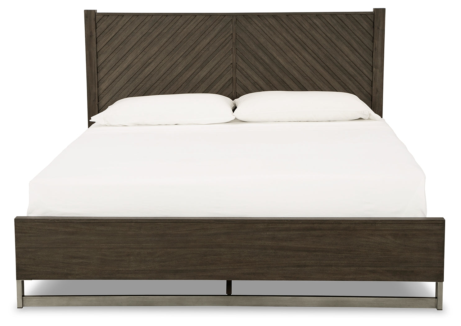 Furniture City Laplace - Ashley Furniture - Arkenton Bedroom - California King Panel Bed / Grayish Brown - B786B5