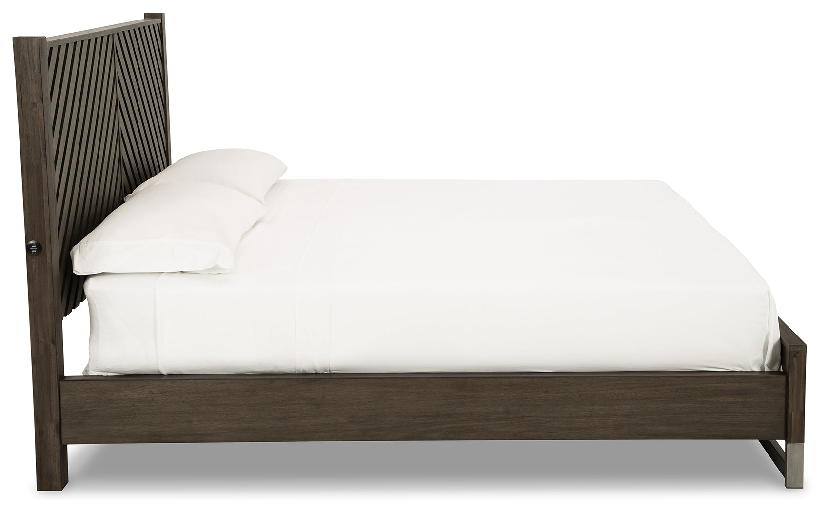 Furniture City Laplace - Ashley Furniture - Arkenton Bedroom - California King Panel Bed / Grayish Brown - B786B5