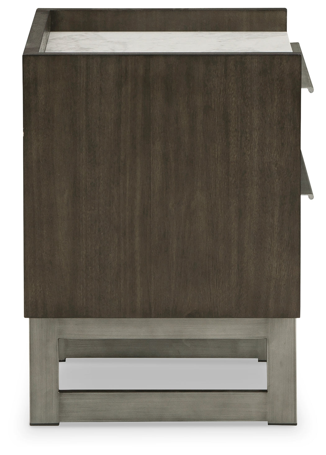 Furniture City Laplace - Ashley Furniture - Arkenton Bedroom - Two Drawer Night Stand / Grayish Brown/White - B786-92