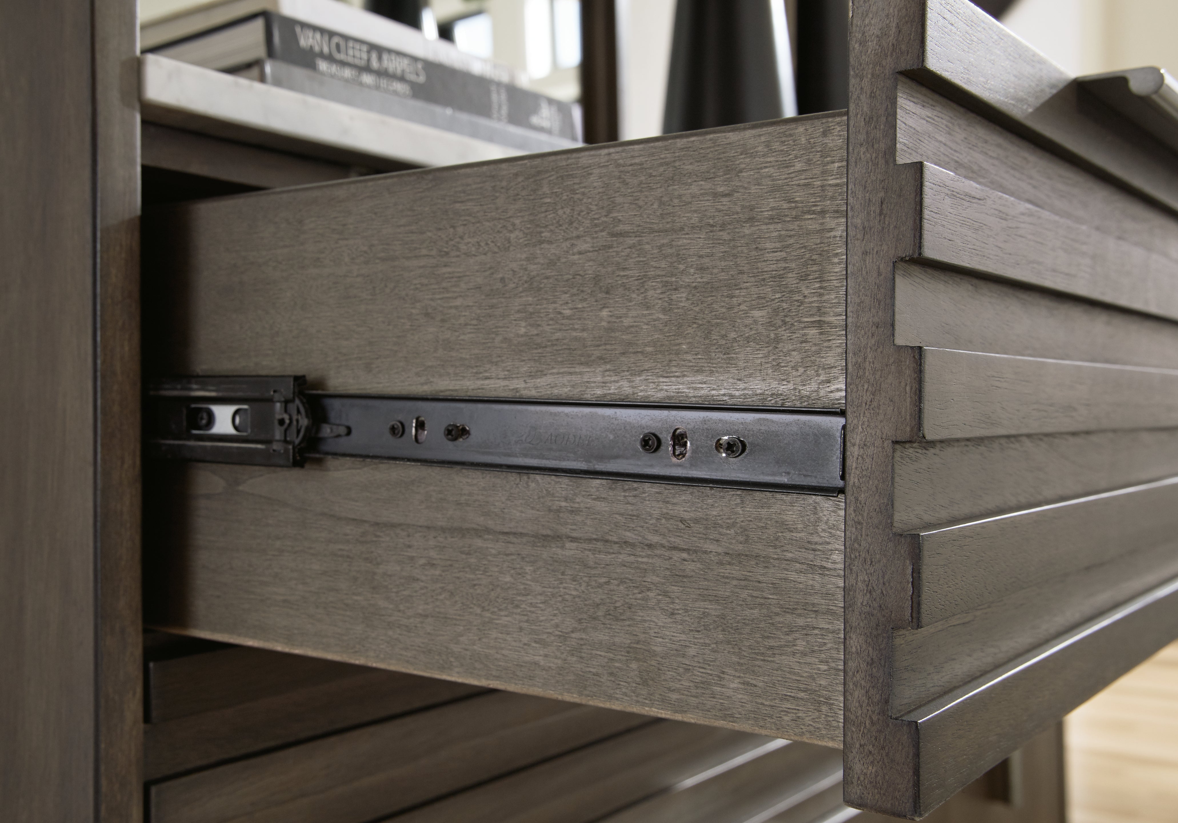 Furniture City Laplace - Ashley Furniture - Arkenton Bedroom - Dresser and Mirror / Grayish Brown - B786B1