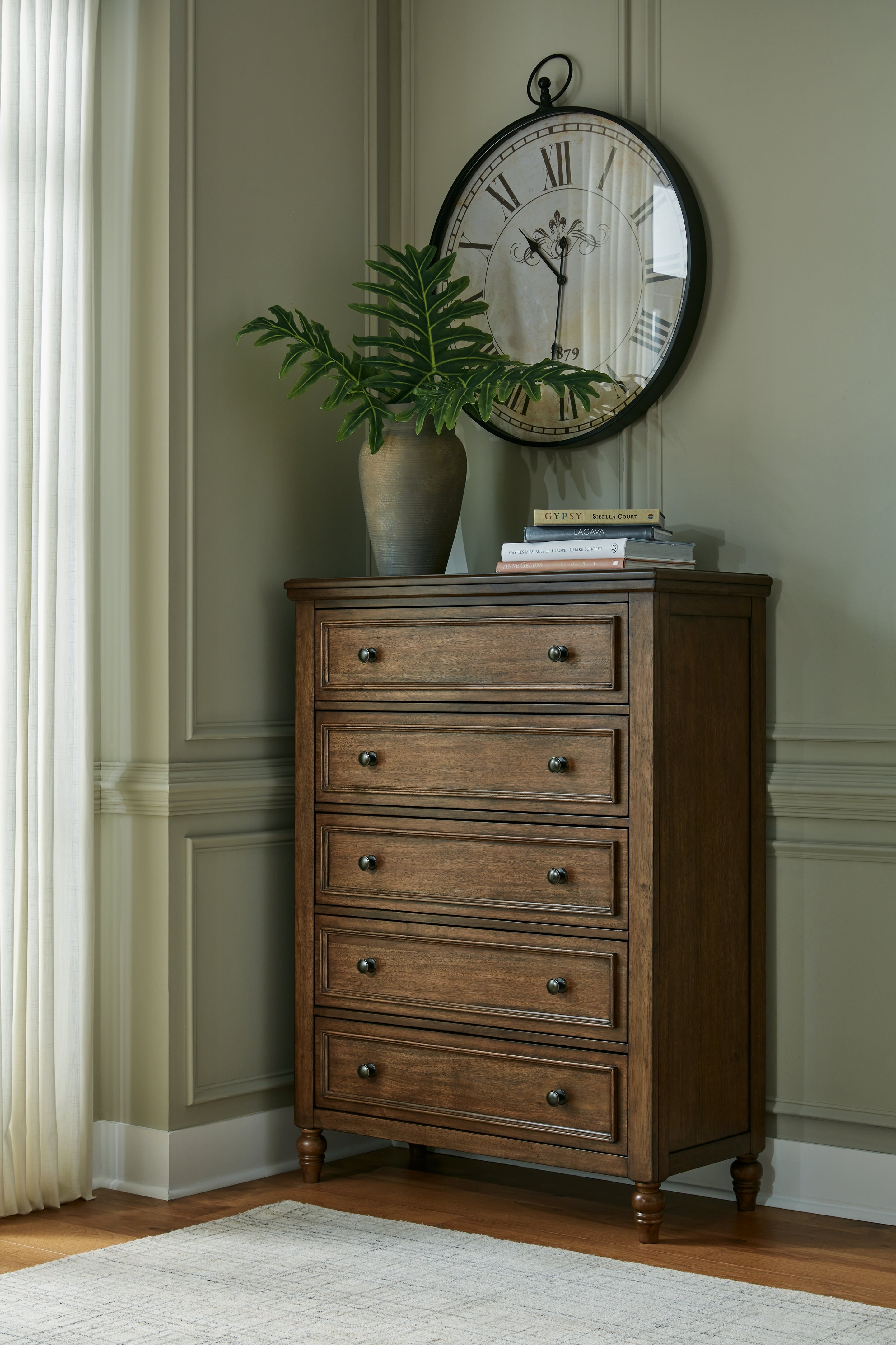 Furniture City Laplace - Ashley Furniture - Sturlayne Bedroom - Five Drawer Chest - B787-46