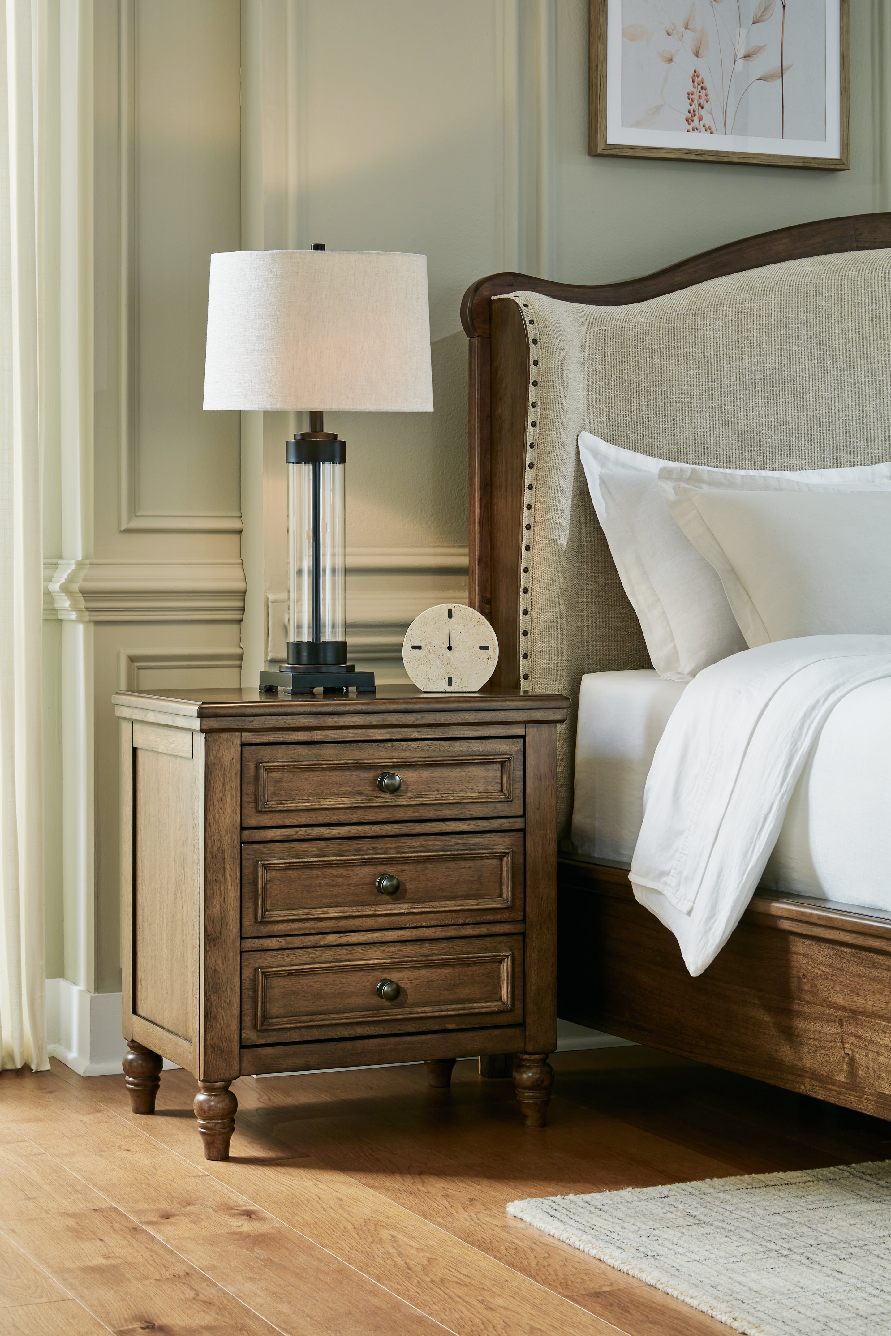 Furniture City Laplace - Ashley Furniture - Sturlayne Bedroom - Three Drawer Night Stand - B787-93