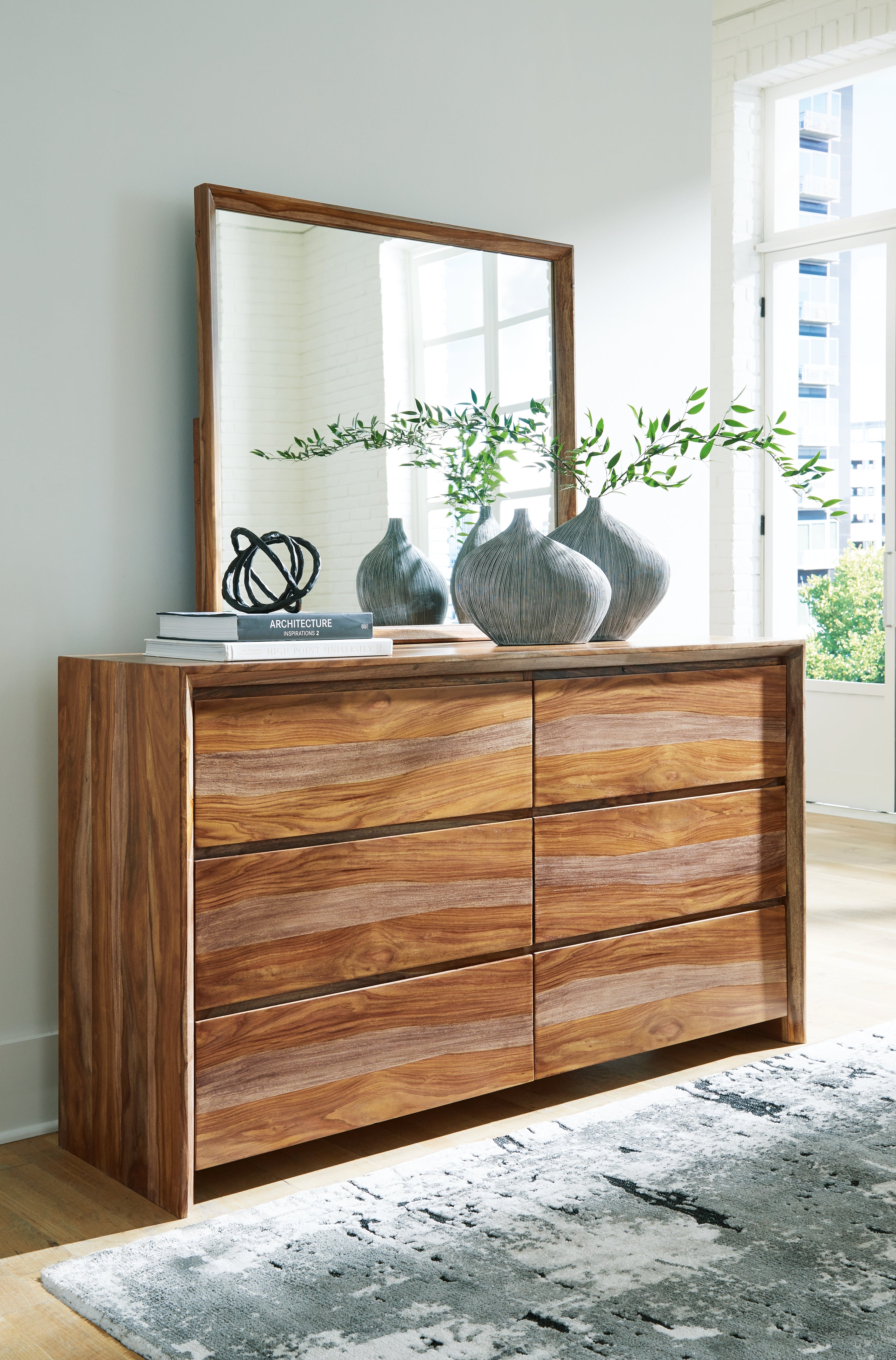 Furniture City Laplace - Ashley Furniture - Dressonni Bedroom - Dresser and Mirror - B790B1