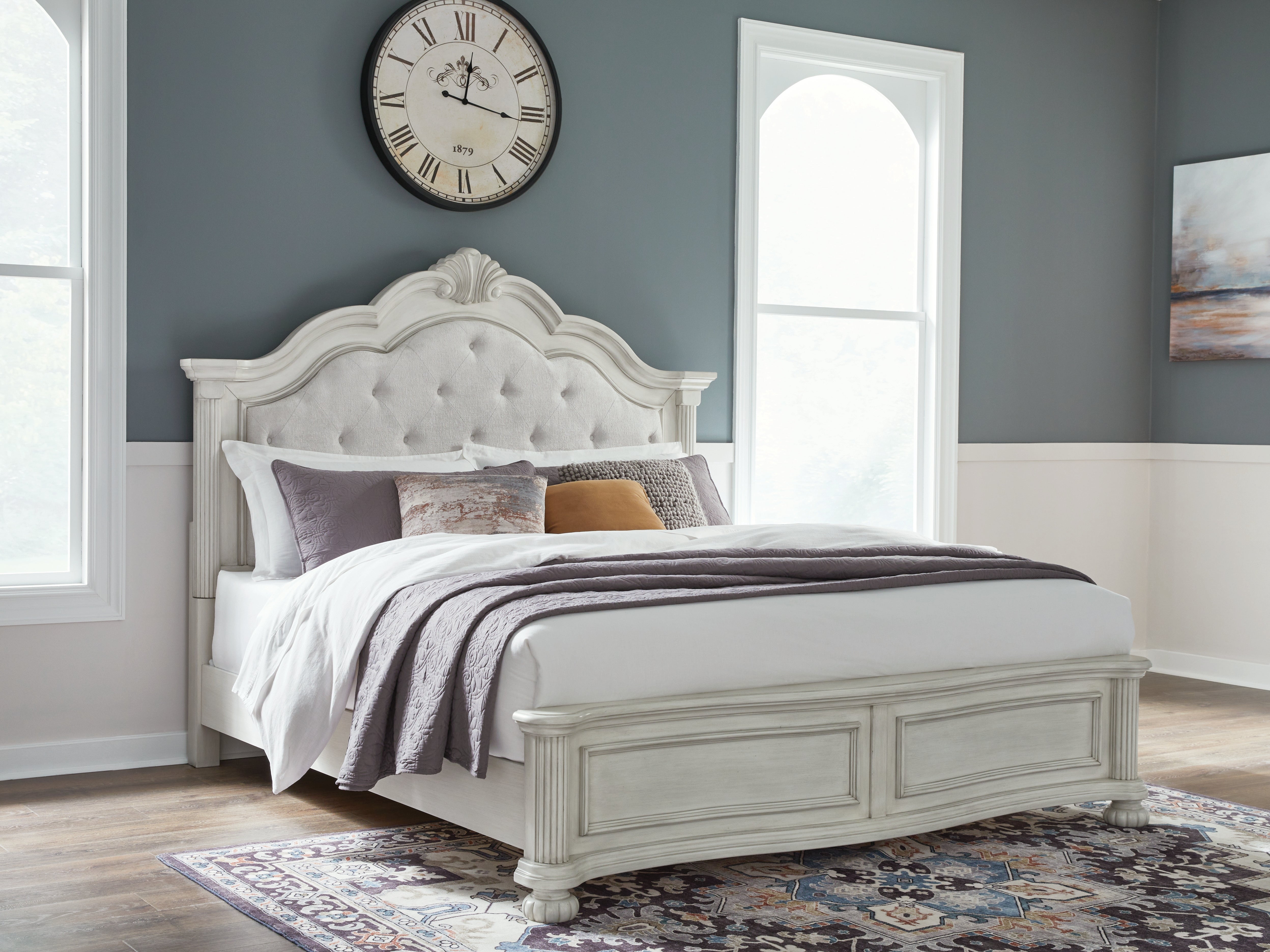 Furniture City Laplace - Ashley Furniture - Montelaine Bedroom - California King Upholstered Panel Bed - B795B7