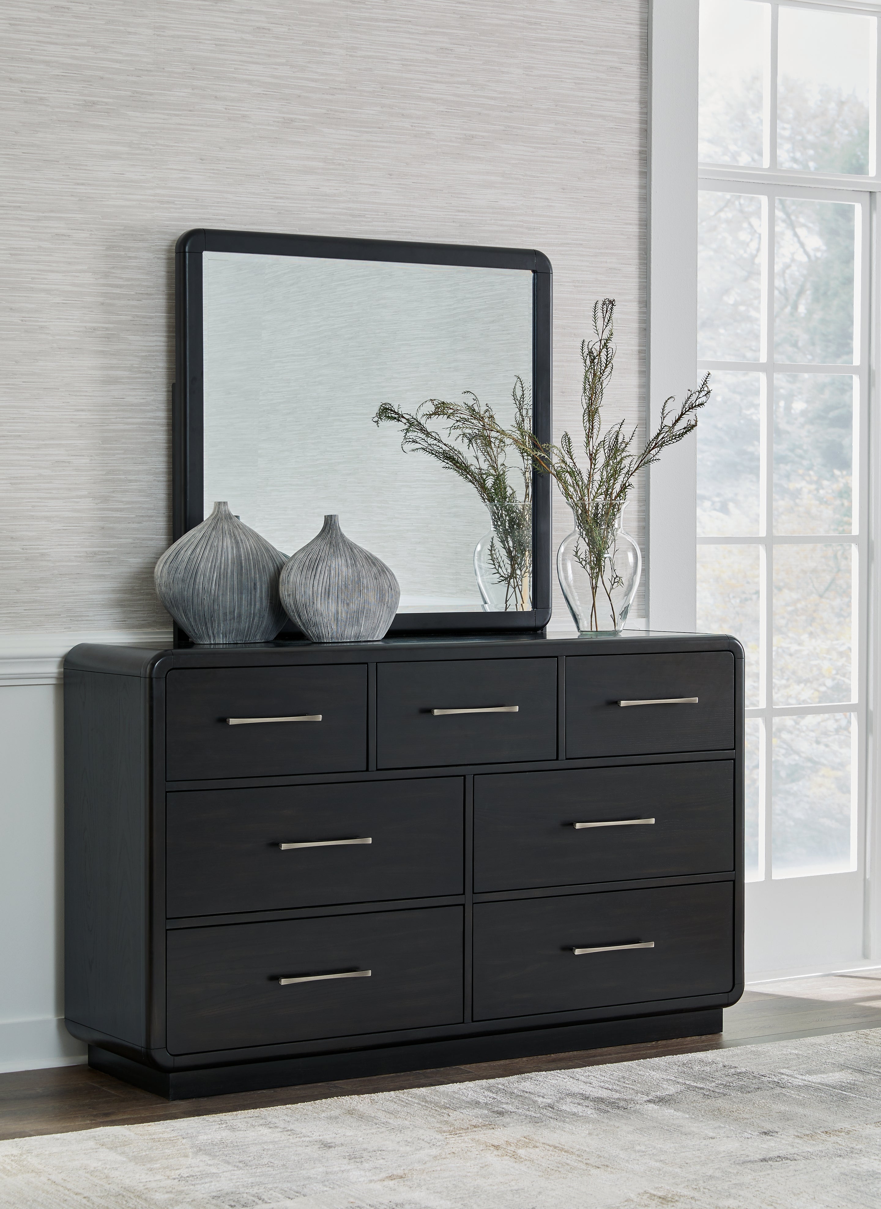 Furniture City Laplace - Ashley Furniture - Rowanbeck Bedroom - Dresser and Mirror - B821B1