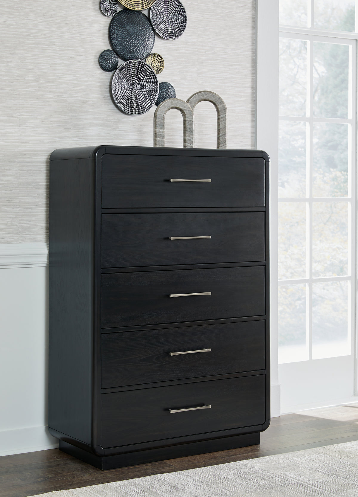 Furniture City Laplace - Ashley Furniture - Rowanbeck Chest of Drawers - Five Drawer Chest - B821-46
