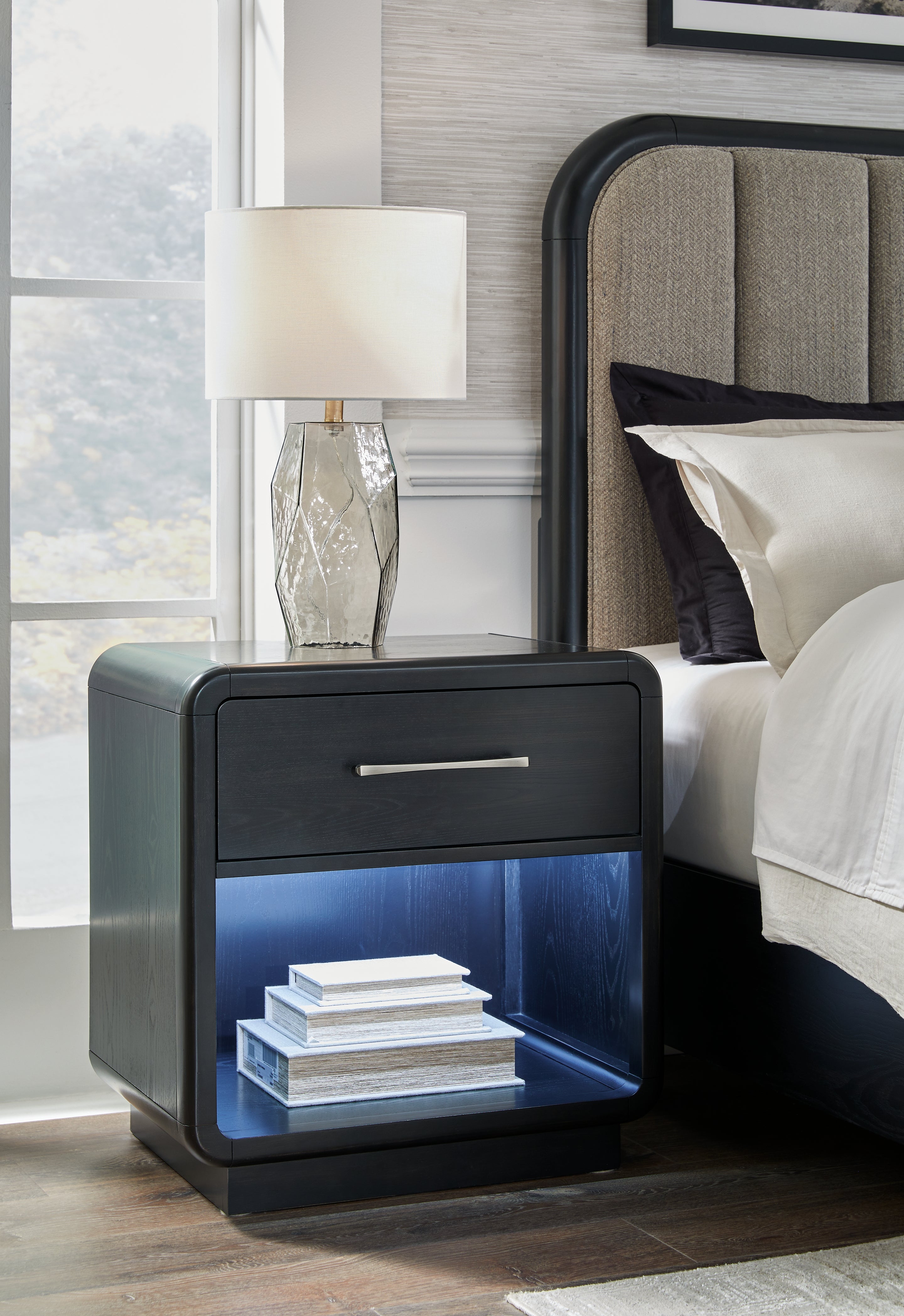 Furniture City Laplace - Ashley Furniture - Rowanbeck Bedroom - One Drawer Night Stand - B821-91