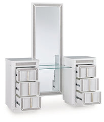 Furniture City Laplace - Ashley Furniture - Chalanna Vanity with Mirror - Vanity with Mirror - B822B7