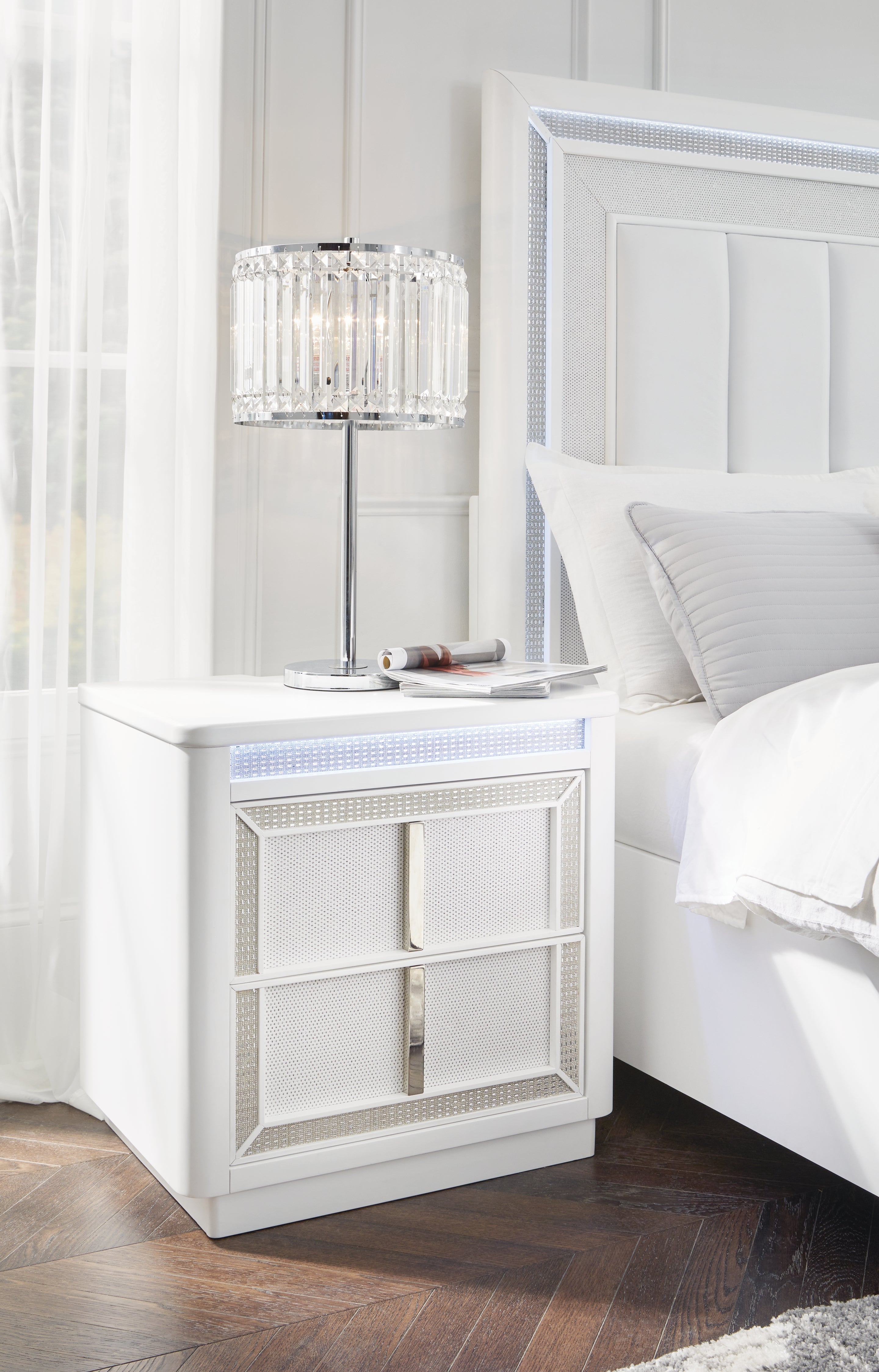 Furniture City Laplace - Ashley Furniture - Chalanna Bedroom - Two Drawer Night Stand - B822-92