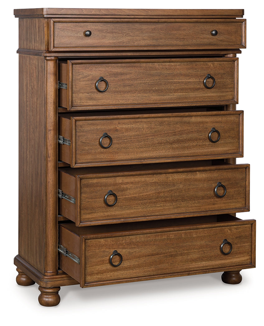 Furniture City Laplace - Ashley Furniture - Rowlenstown Bedroom - Five Drawer Chest - PCB824-46
