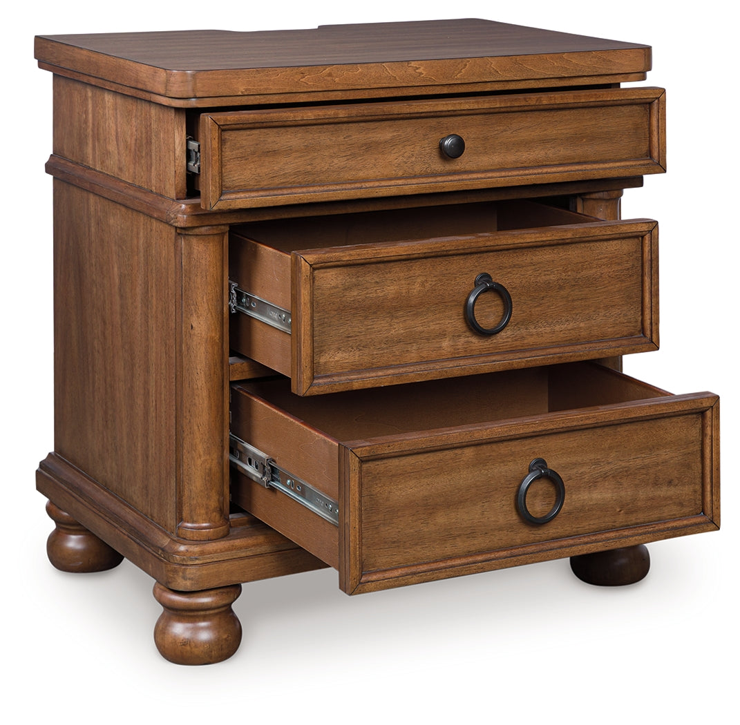 Furniture City Laplace - Ashley Furniture - Rowlenstown Bedroom - Three Drawer Night Stand - PCB824-93