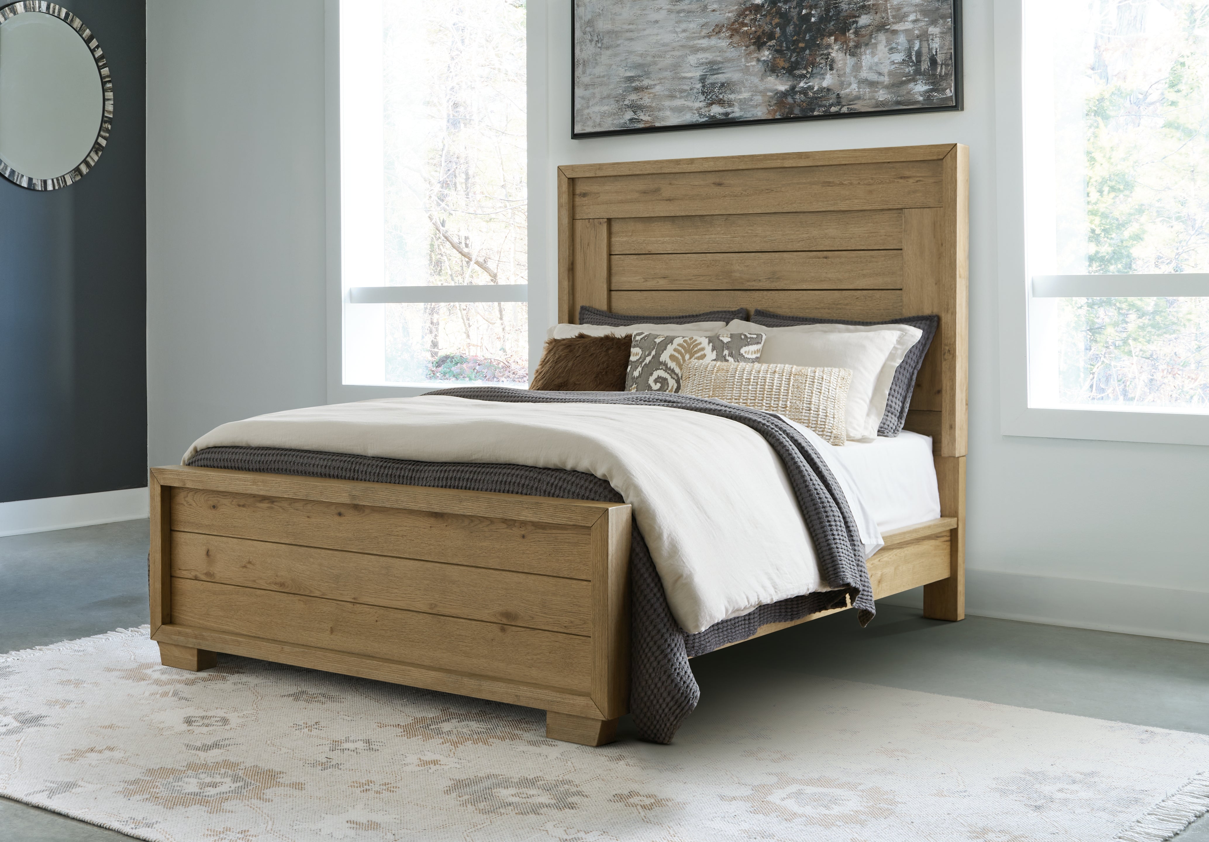 Furniture City Laplace - Ashley Furniture - Galliden Bedroom - Queen Panel Bed - B841B2