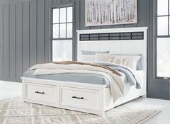 Furniture City Laplace - Ashley Furniture - Ashbryn Bedroom - King Panel Storage Bed - B844B4