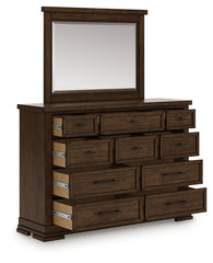 Furniture City Laplace - Ashley Furniture - Taffenbrook Dresser and Mirror - Dresser and Mirror - B849B1