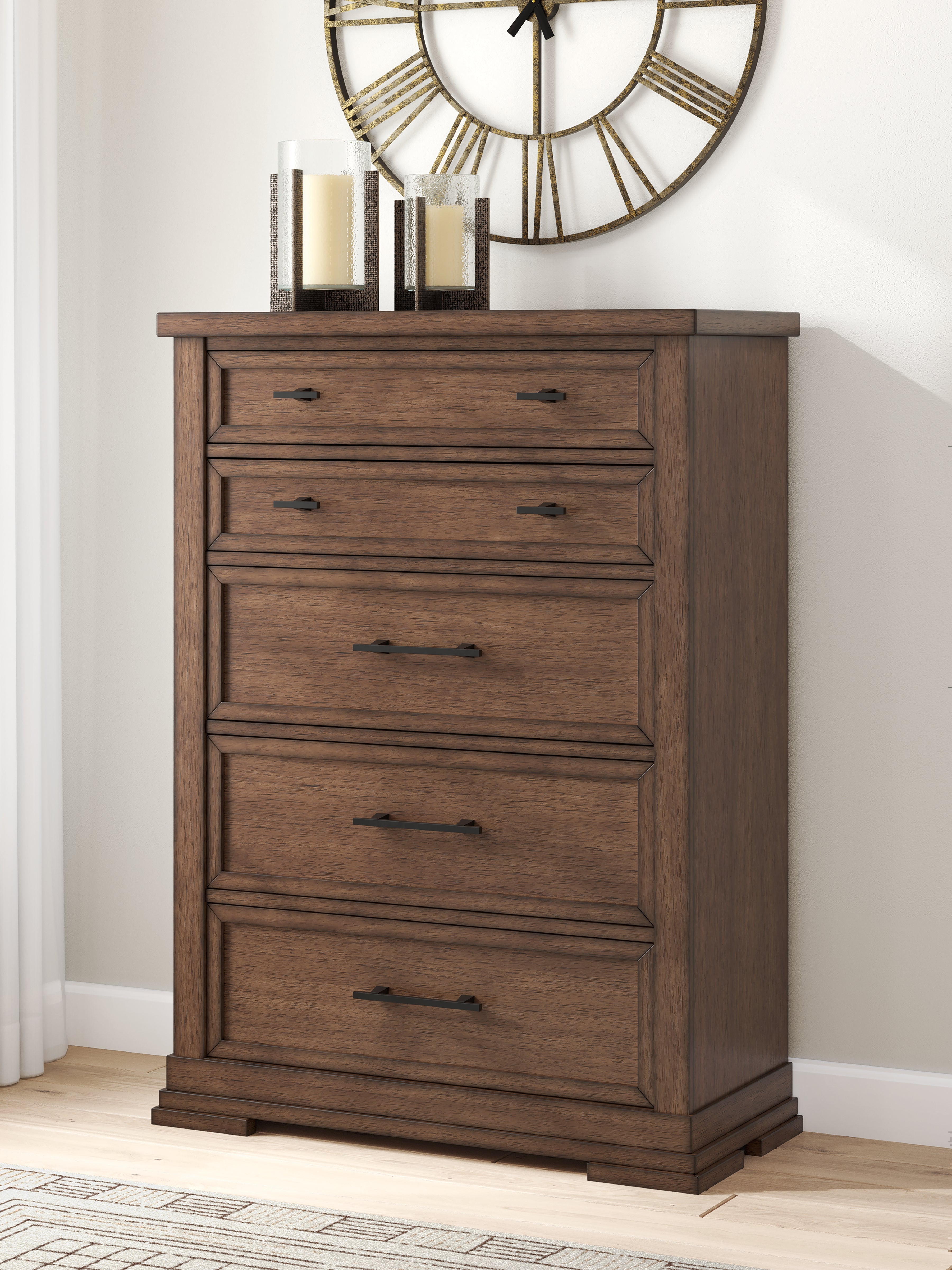 Furniture City Laplace - Ashley Furniture - Taffenbrook Bedroom - Five Drawer Chest - B849-46