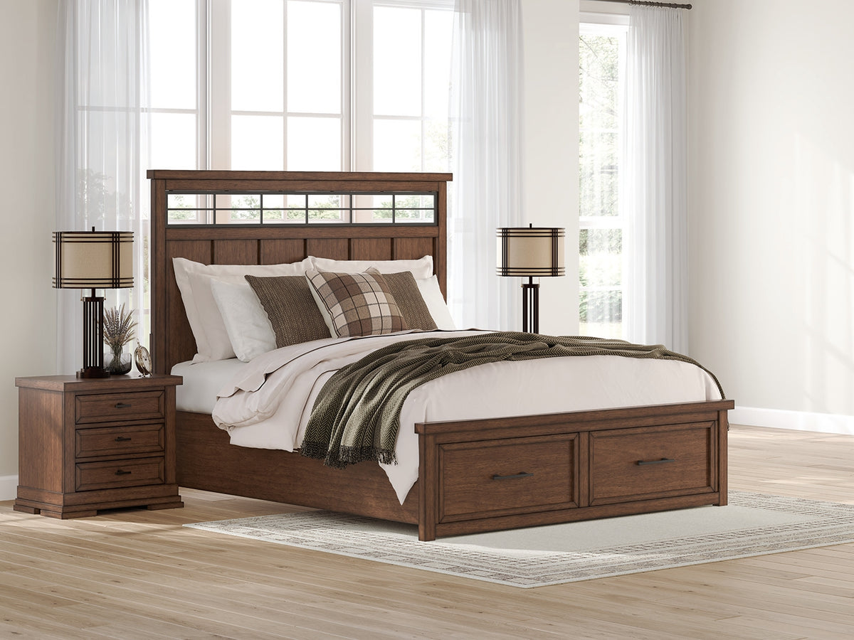 Furniture City Laplace - Ashley Furniture - Taffenbrook California King Panel Storage Bed - California King Panel Storage Bed - B849B5
