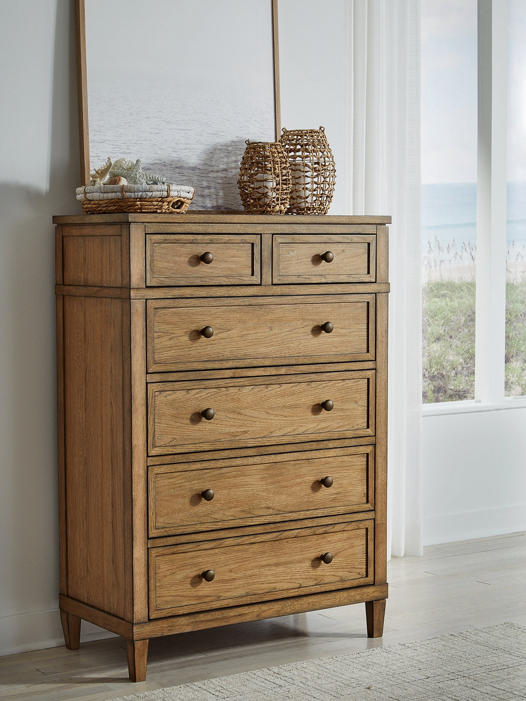 Furniture City Laplace - Ashley Furniture - Sharlance Bedroom - Six Drawer Chest - B895-46