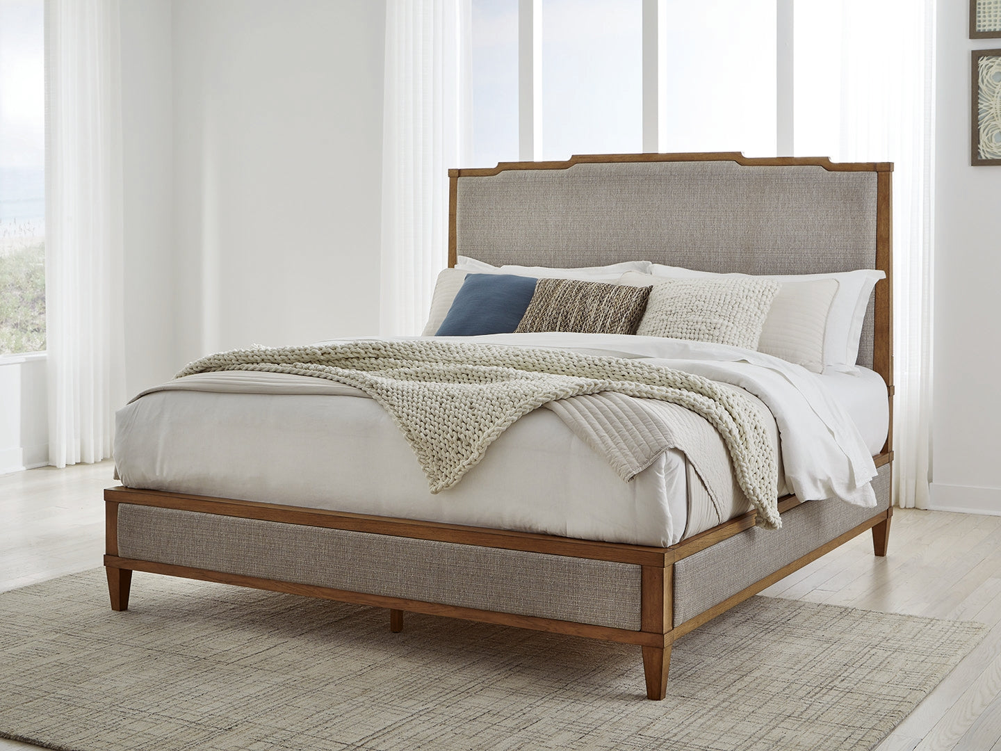 Furniture City Laplace - Ashley Furniture - Sharlance Bedroom - California King Upholstered Panel Bed - B895B7