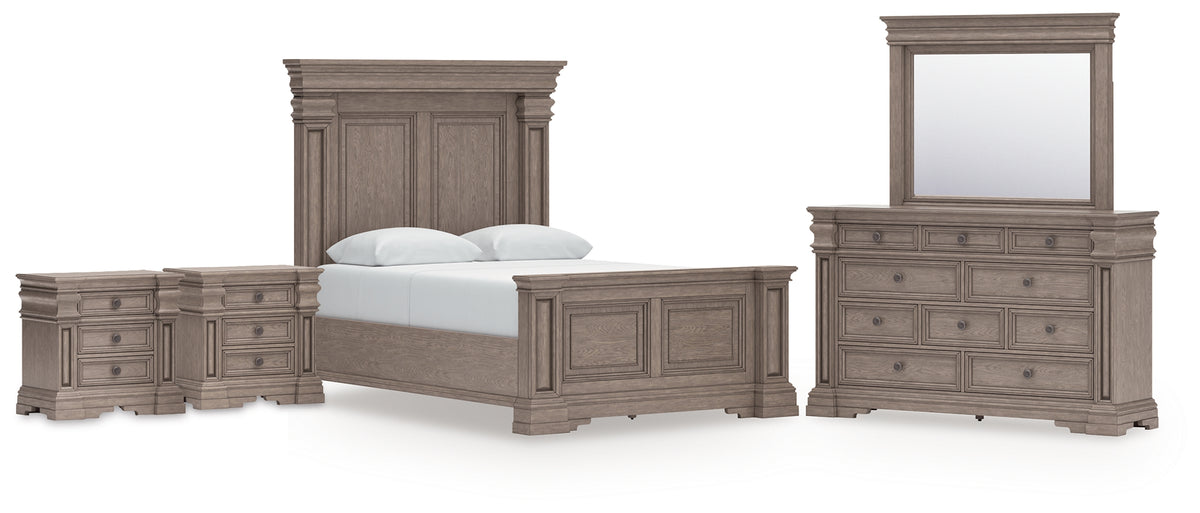 Furniture City Laplace - Ashley Furniture - Blairhurst Queen Panel Bed, Dresser, Mirror and 2 Nightstands - Queen Panel Bed, Dresser, Mirror and 2 Nightstands - B916B10