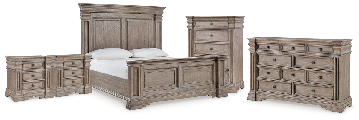 Furniture City Laplace - Ashley Furniture - Blairhurst King Panel Bed, Dresser, Chest and 2  Nightstands - King Panel Bed, Dresser, Chest and 2  Nightstands - B916B11