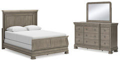 Furniture City Laplace - Ashley Furniture - Lexorne Queen Sleigh Bed, Dresser and Mirror - Queen Sleigh Bed, Dresser and Mirror - B924B3
