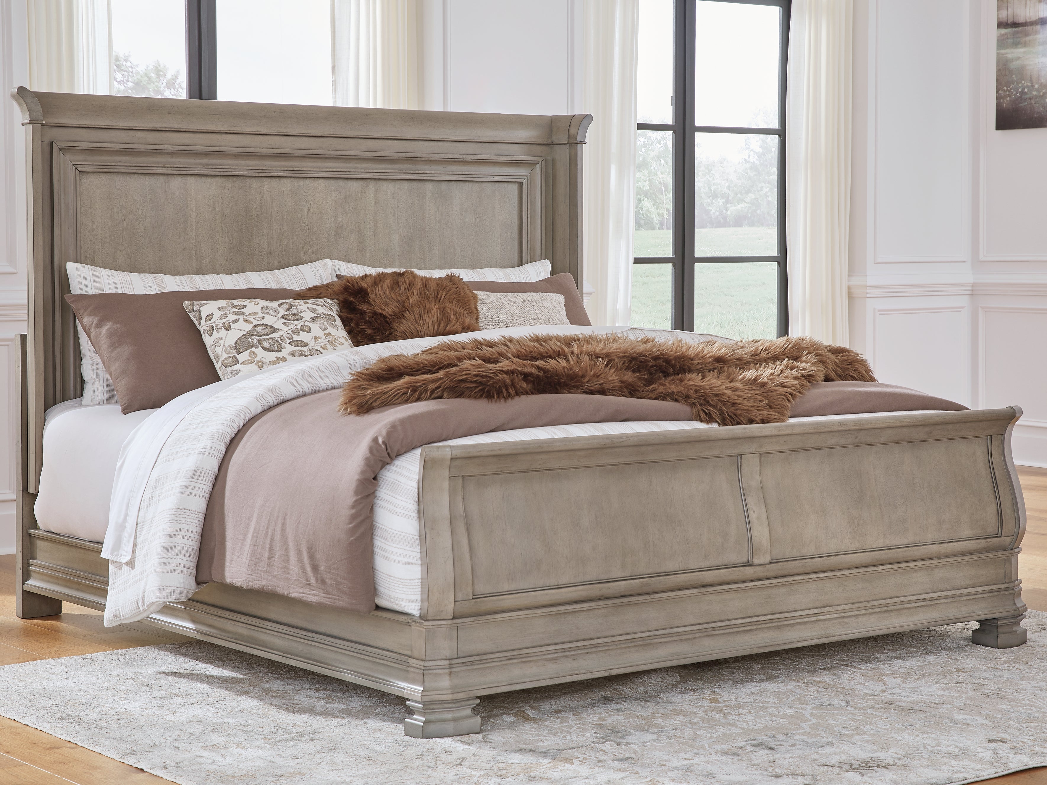 Furniture City Laplace - Ashley Furniture - Lexorne Bedroom - King Sleigh Bed - B924B4