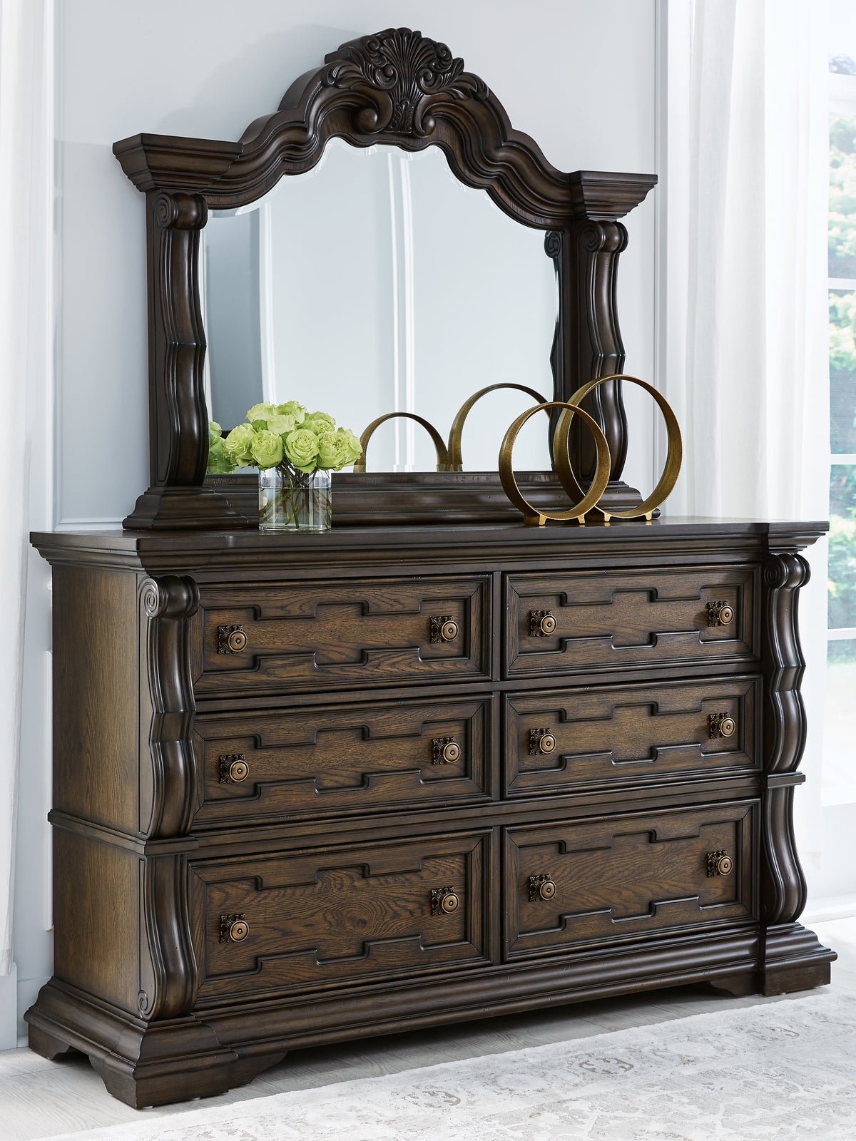 Furniture City Laplace - Ashley Furniture - Maylee Bedroom - Dresser and Mirror - B947B1