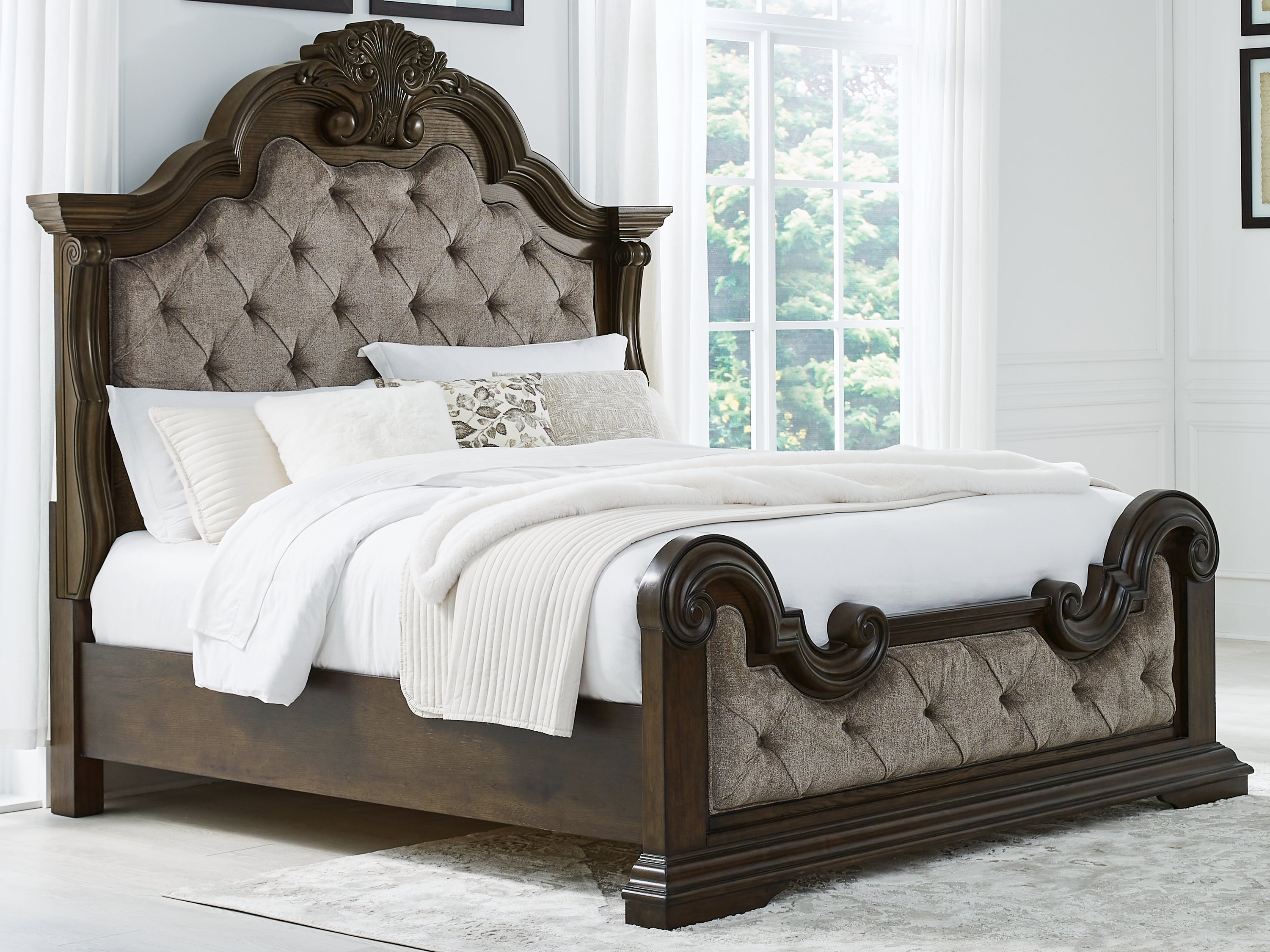 Furniture City Laplace - Ashley Furniture - Maylee Bedroom - King Upholstered Bed - B947B4