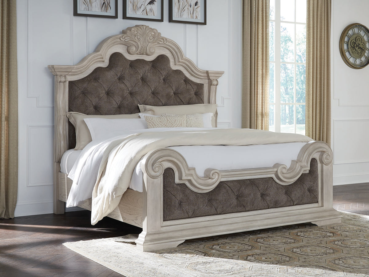 Furniture City Laplace - Ashley Furniture - Bruchandi Bedroom - California King Upholstered Panel Bed - PCB948B5