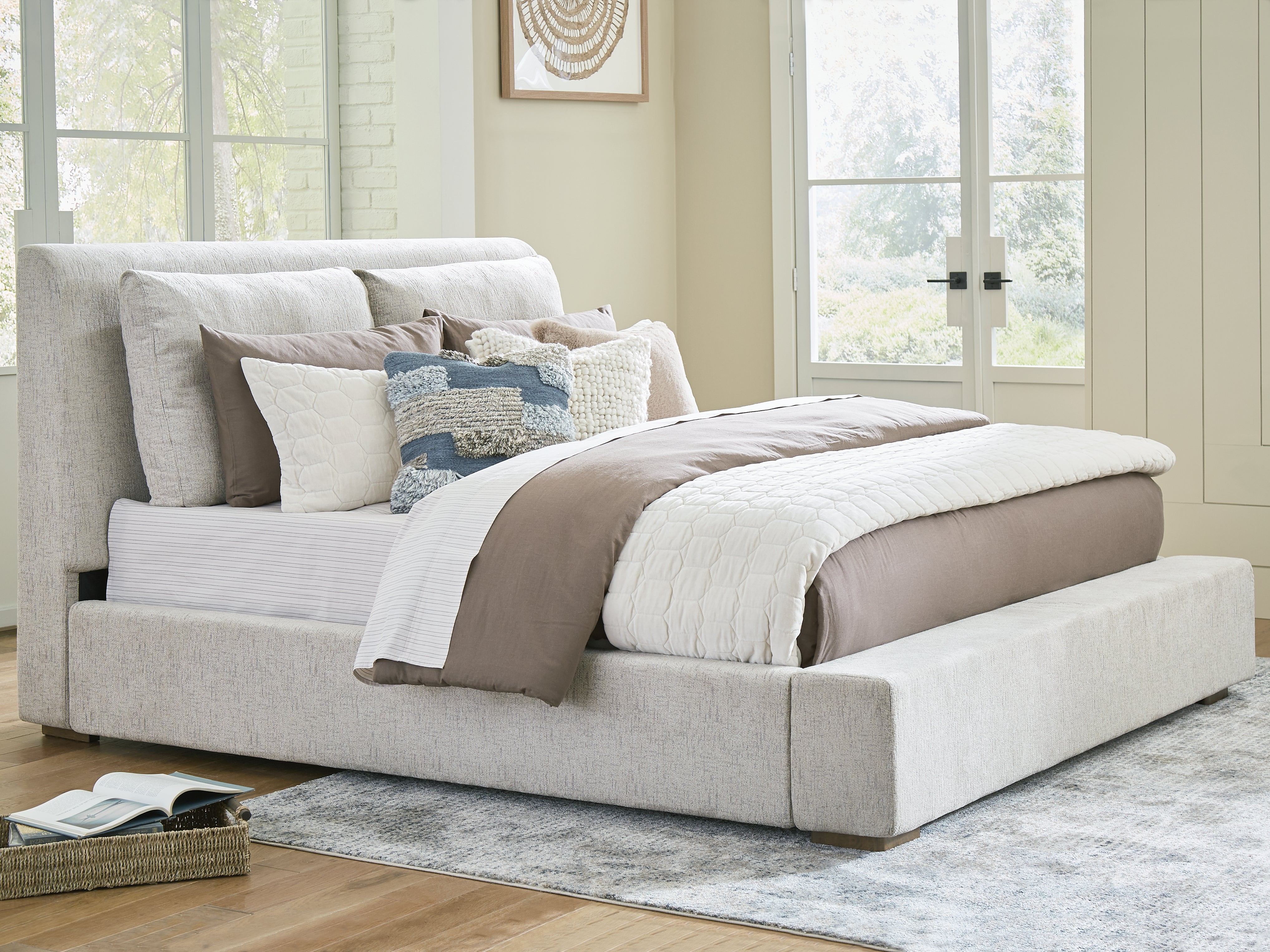 Furniture City Laplace - Ashley Furniture - Cabalynn Bedroom - King Upholstered Bed - B974B6