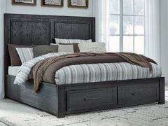 Furniture City Laplace - Ashley Furniture - Foyland King Panel Storage Bed - King Panel Storage Bed - B989B4