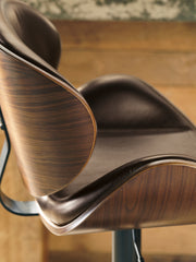 Furniture City Laplace - Ashley Furniture - Bellatier Dining Room - Tall UPH Swivel Barstool(1/CN) / Brown - D120-530